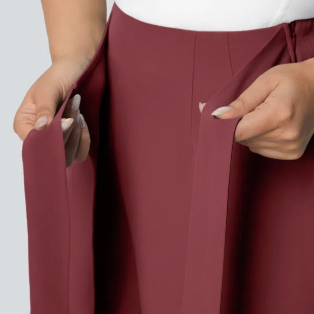 HALARA High Waisted Tie Side Wide Leg Work Pants Will Sell 2 Pairs For $14 - Picture 4 of 5